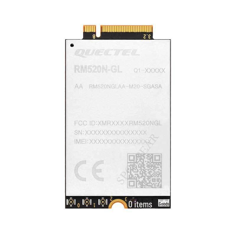 RM520N GL: Совместим с модулями 5G/4G/3G M.2, идеально подходит для модулей Quectel RM50x 5G.