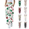 Women's Casual Fashion Sweatpants Christmas Printed Casual Pants