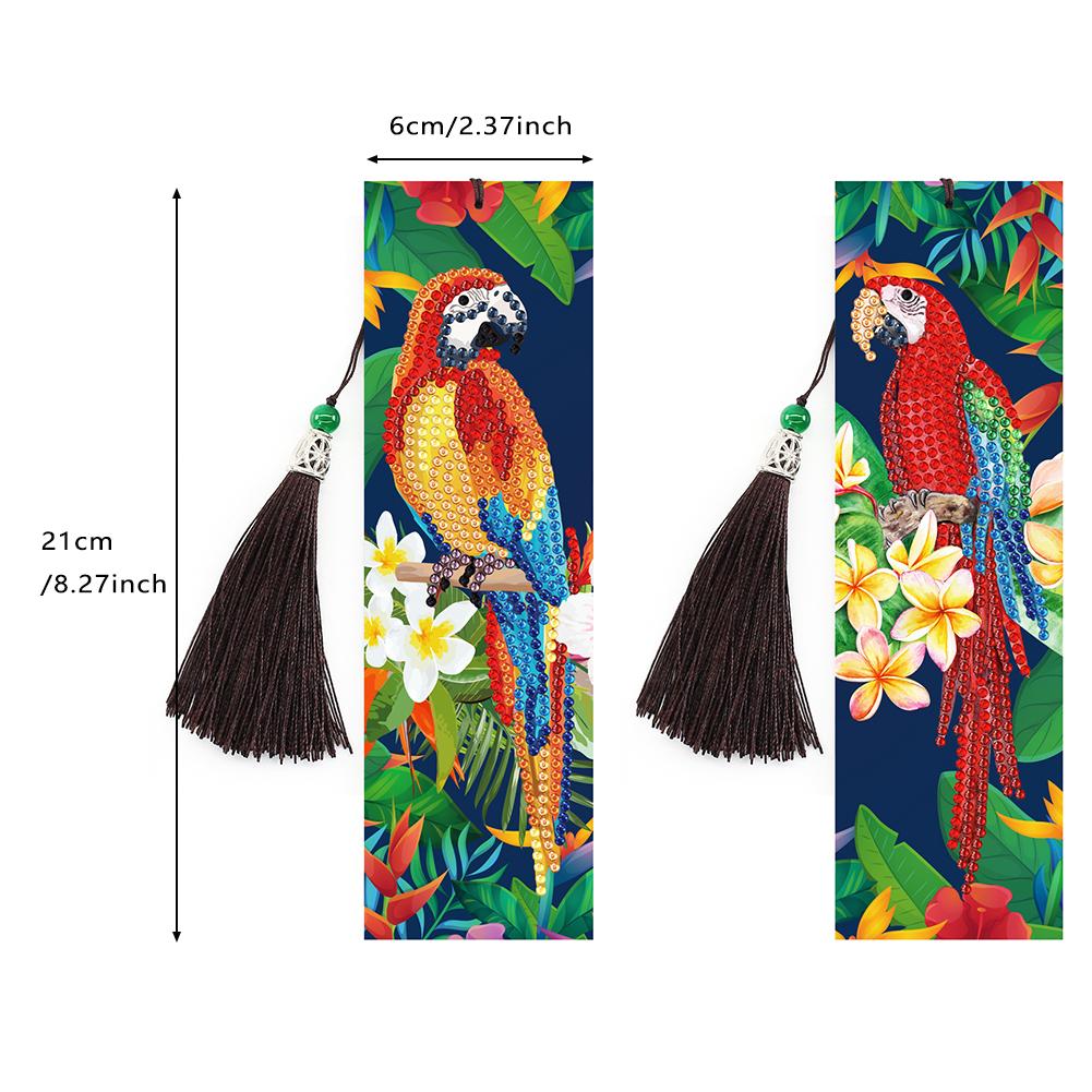 Нежная Милая DIY Алмазная Картина Кисточка Закладка Бабочки Цветочная Тема Бисерные Закладки Материал Упаковка Товары Для Рукоделия