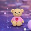 4Pcs Cartoon Animal Teddy Bears Miniatures Mini Figures Pvc Craft Moss Terrarium Micro Landscape Fairy Garden Decoration