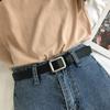 Women'S Belt Genuine Leather Gold Needle Buckle Fashionable And Versatile Jeans Casual Decoration Designer Women'S Belt