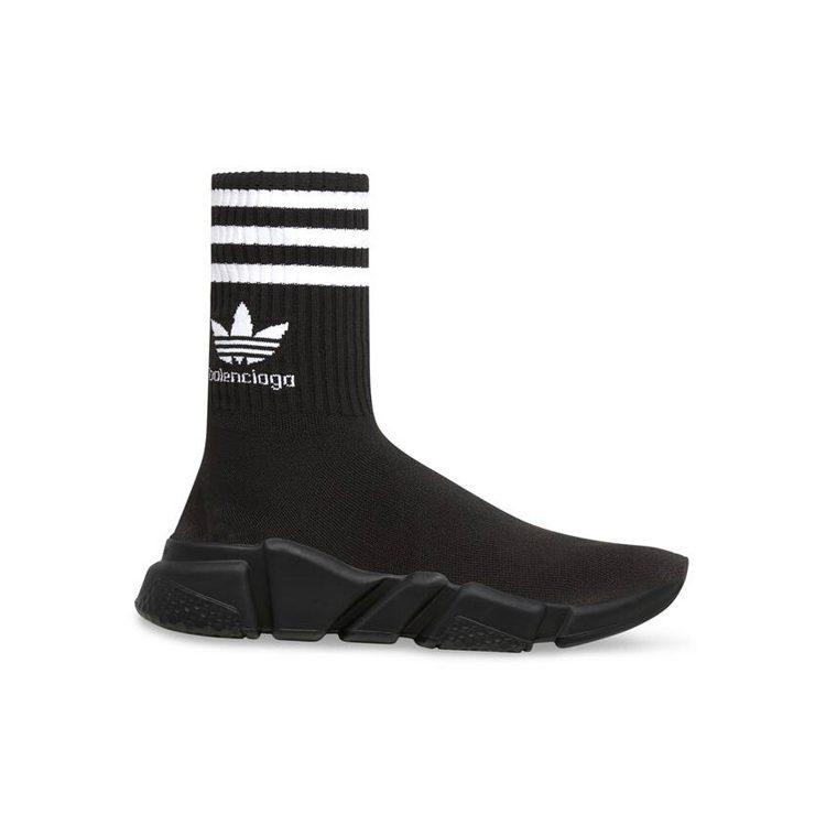Balenciaga X Adidas Speed Trainer Черный Женский 717589WBDV11009