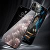 Fashion Skull Skeleton Grim Reaper Glass Phone Case for iPhone 11 12 13 Pro XR X 7 8 XS Max 6 6S Plus SE Mobile Phones Cover
