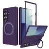 Для Samsung Galaxy Z Fold 7 Магнитный чехол, Защита всего корпуса с подставкой 360°, Встроенная защитная пленка для экрана, Защита шарнира