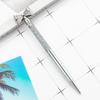 1 шт. Kawaii школьные канцелярские принадлежности канцелярские принадлежности милый бант металлический роскошный вращающийся свадебный милый шариковая ручка