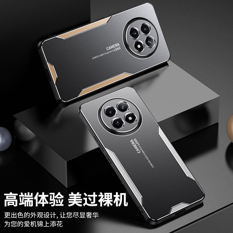 Применимо к чехлу для мобильного телефона OPPO Realme16Pro с треугольным лезвием, чехол RealmeNEO8 металлический, чехол для real me GT8Pro