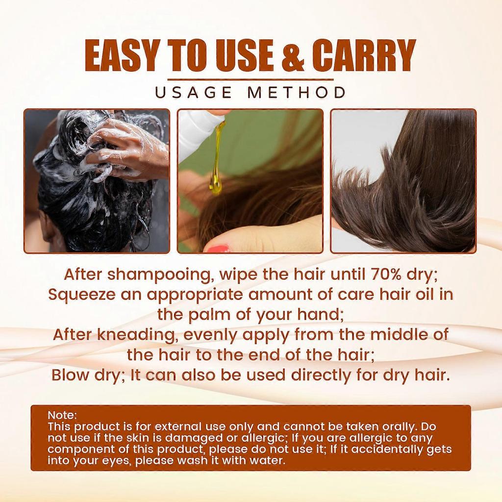 Jojoba Hair Oil 100ml for Dry Damaged Hair Repair, Nourishing Moisturizing, Frizz Control, Smooth & Shine