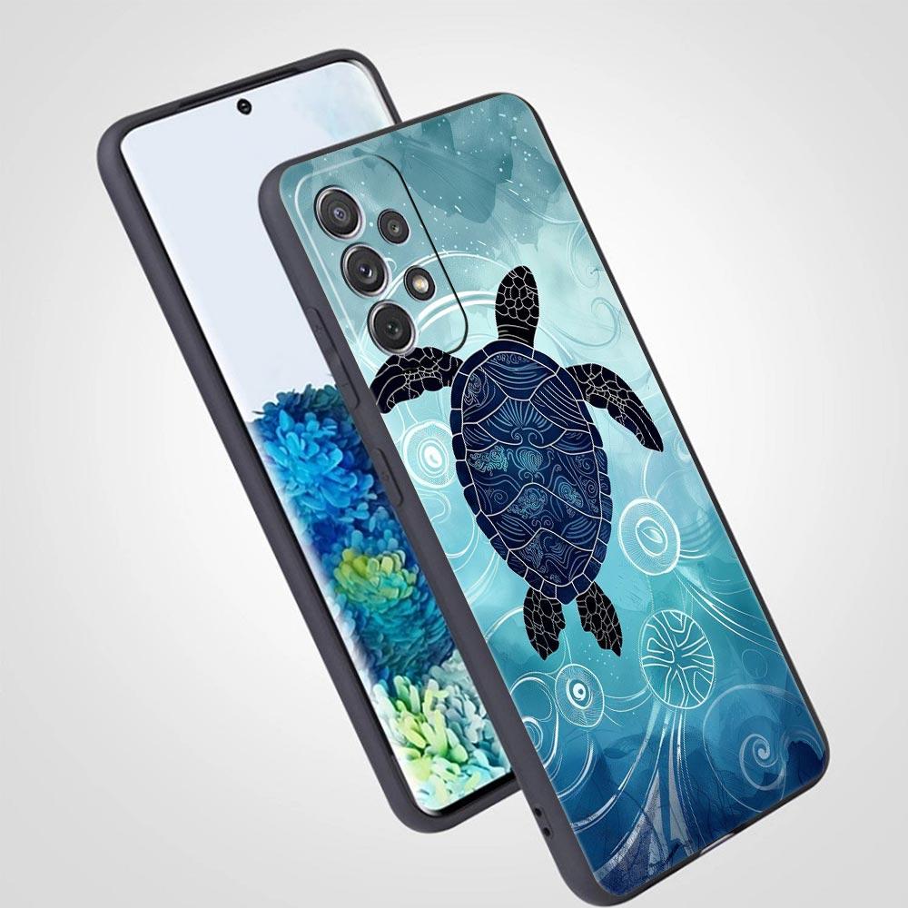 Чехол для телефона с узором из морских ракушек и водорослей для Samsung Galaxy A55 A35 A15 A14 A13 A25 A54 A51 A71 A72 A73 A32 5G, мягкий ТПУ