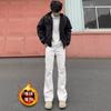 Новые вельветовые осенние и зимние джинсы мужские cleanfit американские прямые немного эластичные и узкие повседневные длинные брюки
