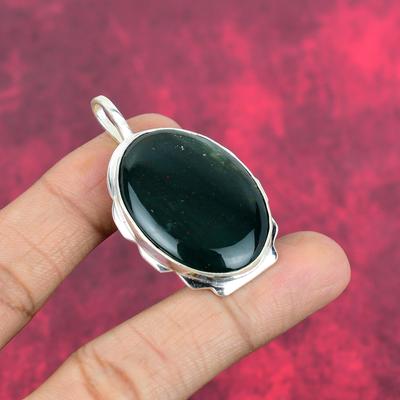 Подвеска из мохового агата, ювелирные изделия из драгоценных камней, подвеска из стерлингового серебра 925 пробы, подарок для женщин, подвеска ручной работы