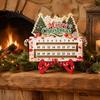 Christmas Countdown Box Calendar, 25 Days Until Advent Vintage Holiday Home Decoration Farmhouse Wooden Table Sign for Indoor Decor Eve Calendar