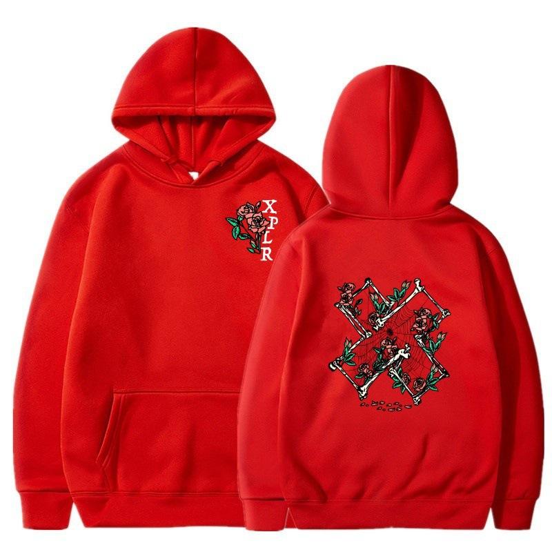 Couple XPLR hooded sweater fashion fleece hooded sweater