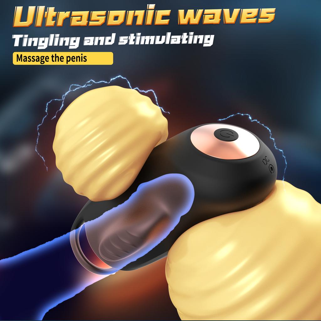 Мужской мастурбатор ПРИЛОЖЕНИЕ Контроль Вибратор для пениса Лижущий Строкер 360° Охват Задержка Взрослая Секс-игрушка Секс для Мужчины Продлить Выносливость 18+