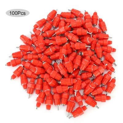 100 шт. автоматическая поилка для куриц с ниппельной поилкой для птиц, кур, уток, гусей