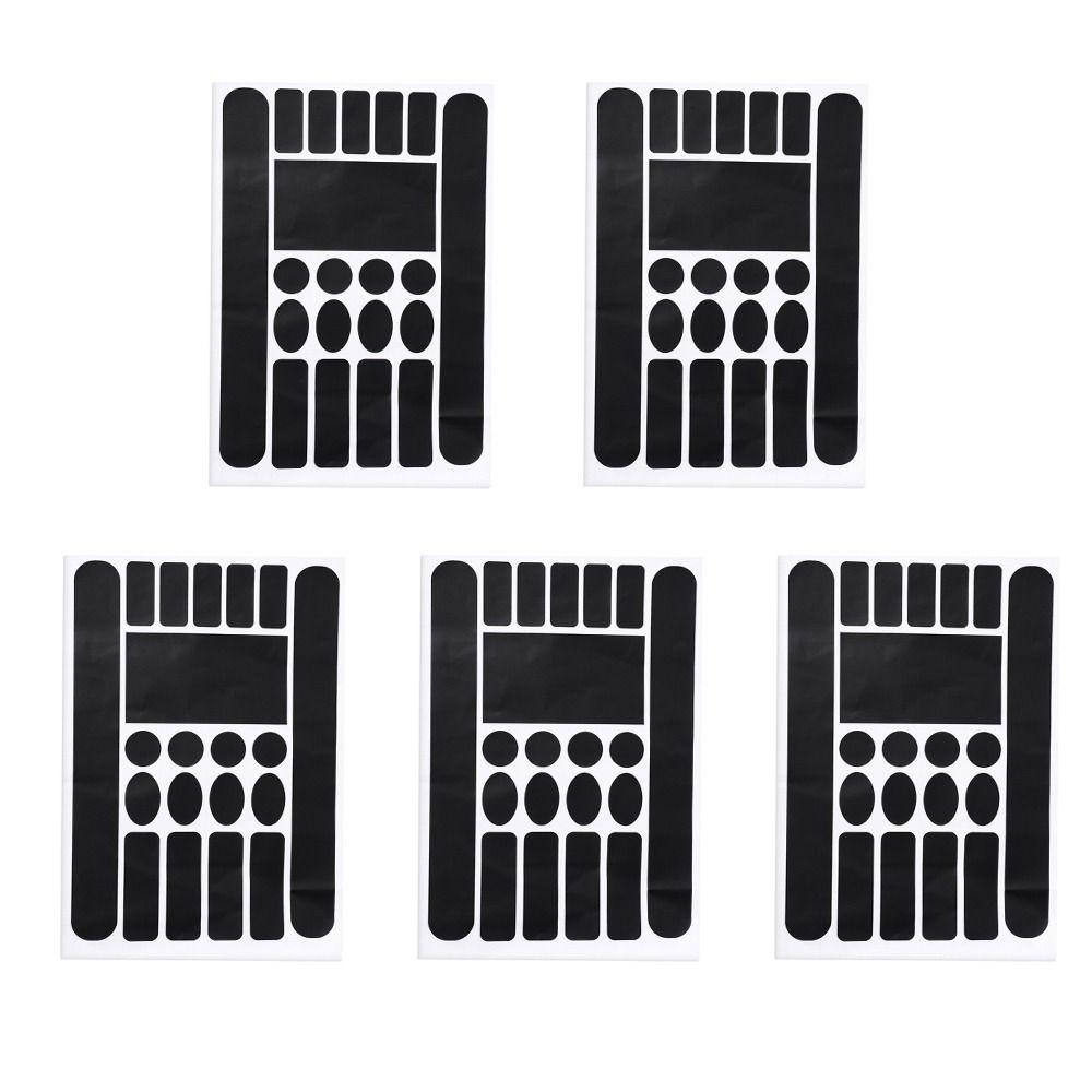 5 Sheets PVC Bicycle Chain Frame Protector Lightweight Frame Protection Tape Road Bike