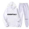 Унисекс Худи Комплект FEAR OF GOD ESSENTIALS - Двойная Строчка, Тренд Уличной Моды, Осенне-Зимний, Двухпредметный.