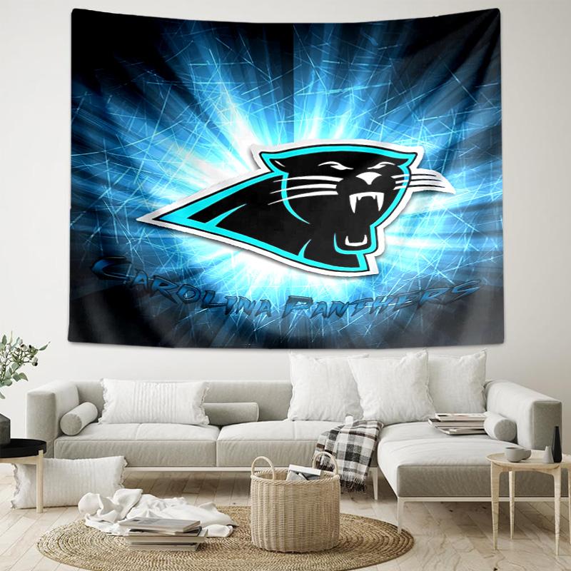 1pc Carolina Panthers Tapestry, Living Room, Bedroom, Office, Party Decor, Ideal Festive Gift