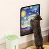 Новый Прочный Настенный Когтеточка Для Кошек Прошитые Края Мягкая Ткань Для Игр В Помещении Экономия Места Дизайн Для Кошки