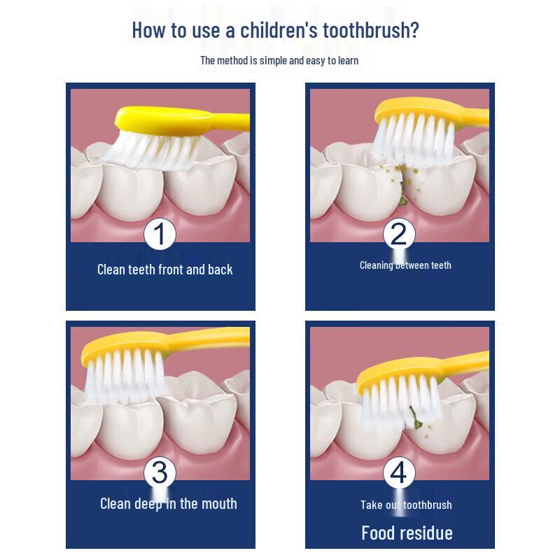 Детская зубная щетка с мягкой щетиной 'Мама Олененок'