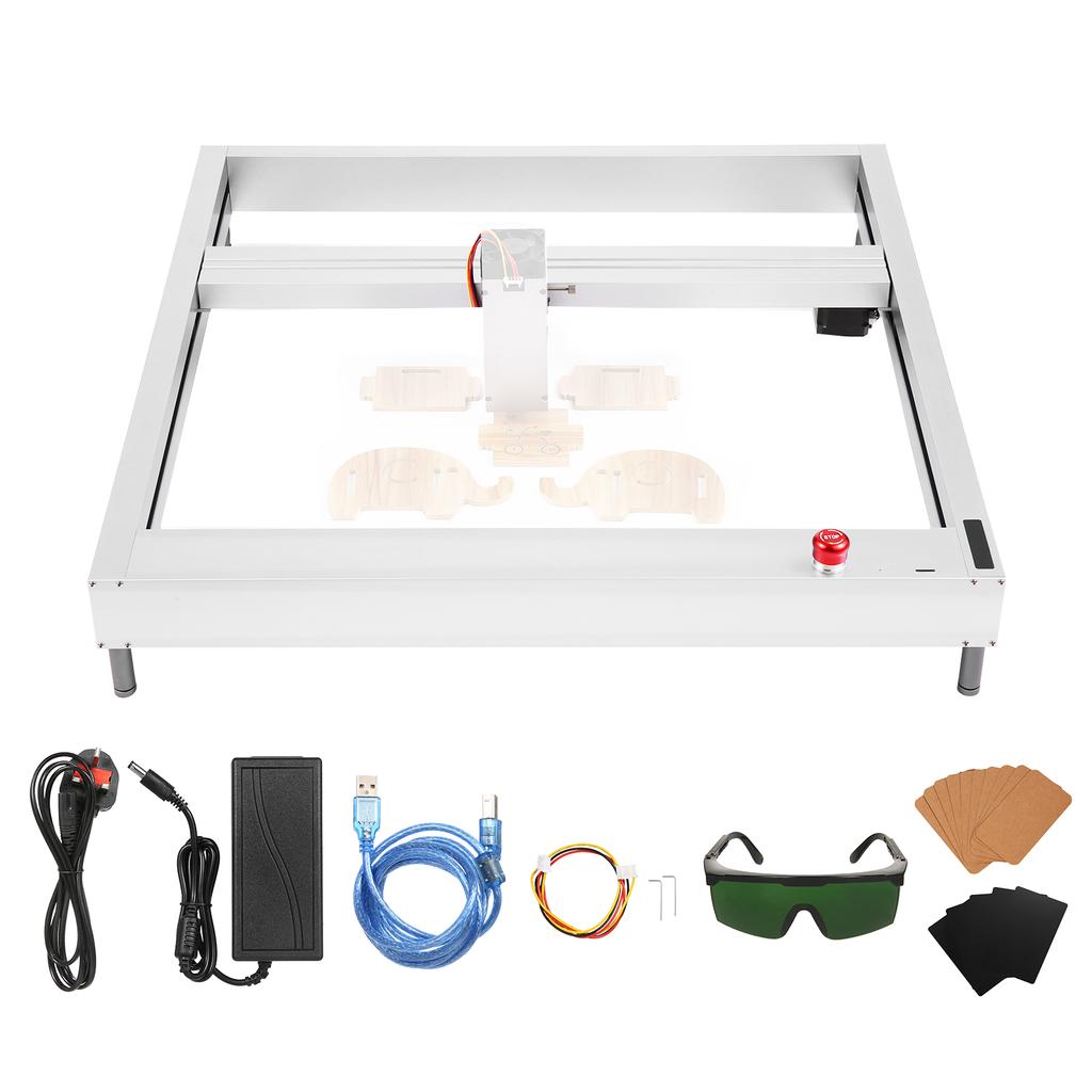 Алюминиевый сплав 400 мм * 400 мм Область гравировки, Лазерный гравировальный станок из алюминиевого сплава Лазерная гравировка