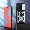 Armor Shockproof Case For Keysion Oppo Reno 10 Pro 5g Slide Camera Protection Ring Stand Phone Back Cover For Oppo Reno 10 5g