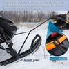F19A Snowmobile Tow Cable Towing Pull Rope Strap Rope with Hook Emergency Heavy Duty