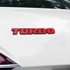 3D TURBO Эмблема Наклейка на кузов Задняя крышка багажника Значок для Ford Focus 2 3 Fiesta Mondeo Tuga Ecosport Fusion Аксессуары для стайлинга автомобилей