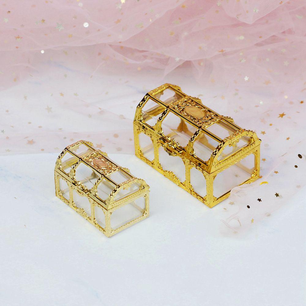 Cute Souvenir Trinket Organizer Crystal Gem Treasure Chest Jewelry Storage Pirate Candy Box