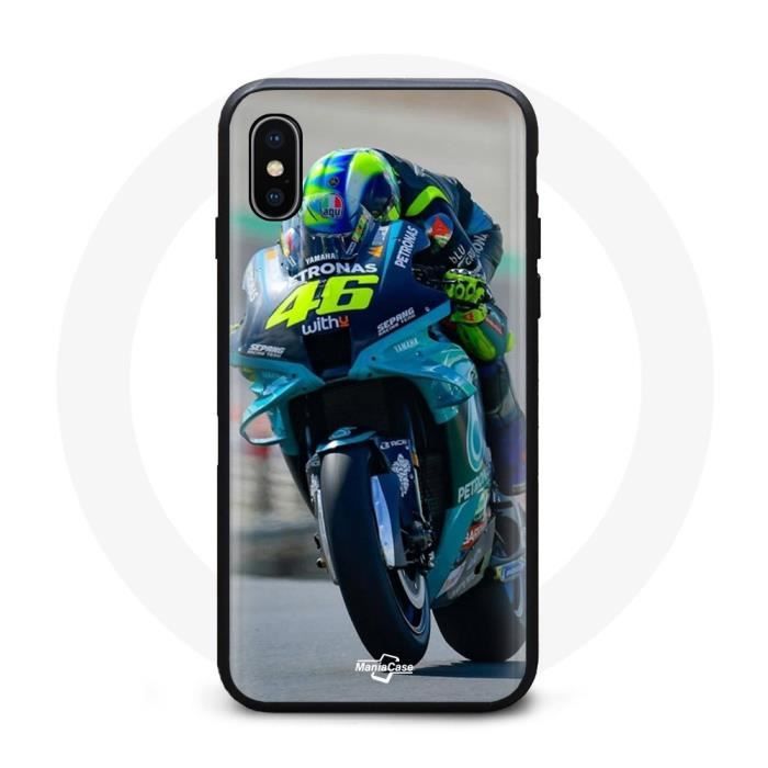 Coque - Valentino Rossi - Iphone XS Max - Noir - Souple - Protection contre les chocs