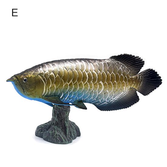 Freshwater Chinese Sturgeon Arowana Fish Simulation Model Toy Aquarium Decor