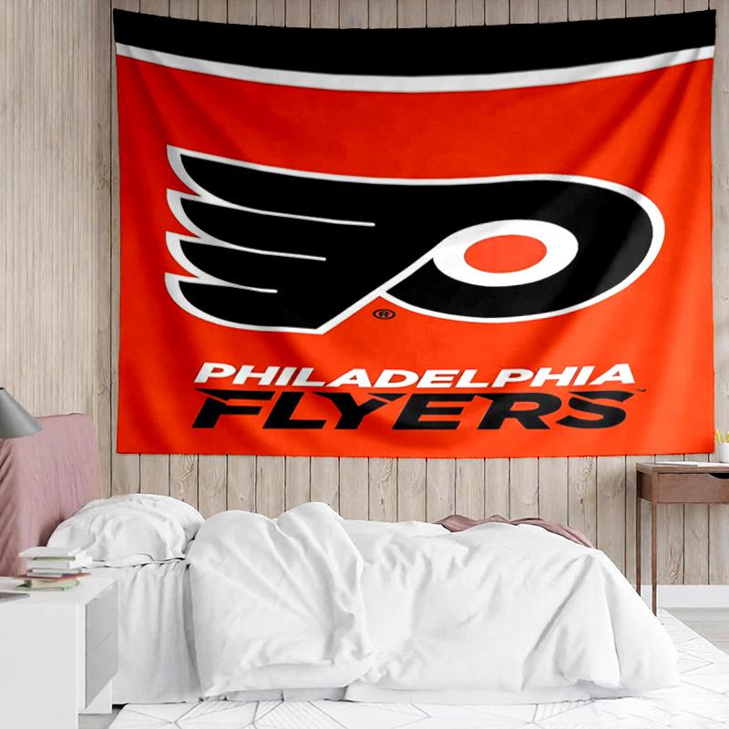 1PC Flyers Hockey Team Tapestry Accessories Playroom Tapestry, for Bedroom,Livingroom, dormitory Room Wall Decor Fan Birthday Gifts
