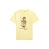 Polo Bear хлопковая трикотажная футболка с коротким рукавом для детей, желтые CWPOTSHY8020557-700