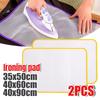 2 шт. термостойкая гладильная сетка для шитья защитная изоляционная накладка домашний коврик для гладильной доски противоожоговые инструменты случайный цвет