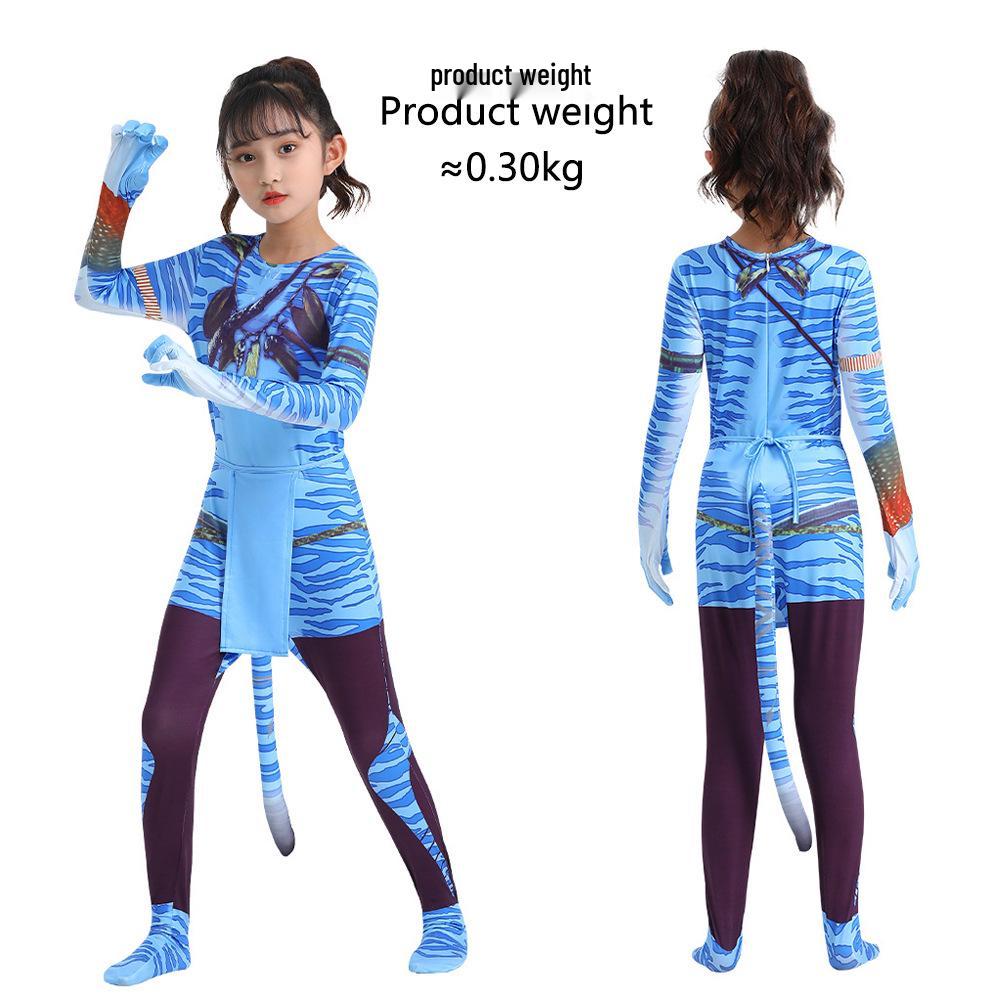 Avatar 2: The Way of Water Cosplay Jumpsuit for Kids & Adults - Role-Playing & Stage Performance Costume