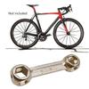 Bicycles Hexagon Wrench Spanner Bike Repair Tool Dog Bone Shape Pocket Wrench 6-15mm Hexagon Holes Wrench MultiTool
