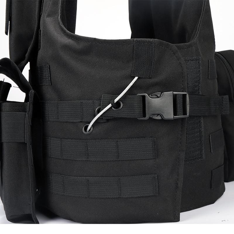 CAMO Multi-functional tactical vest amphibious vest three-round magazine CS Training uniform camouflage outdoor camping protective gear