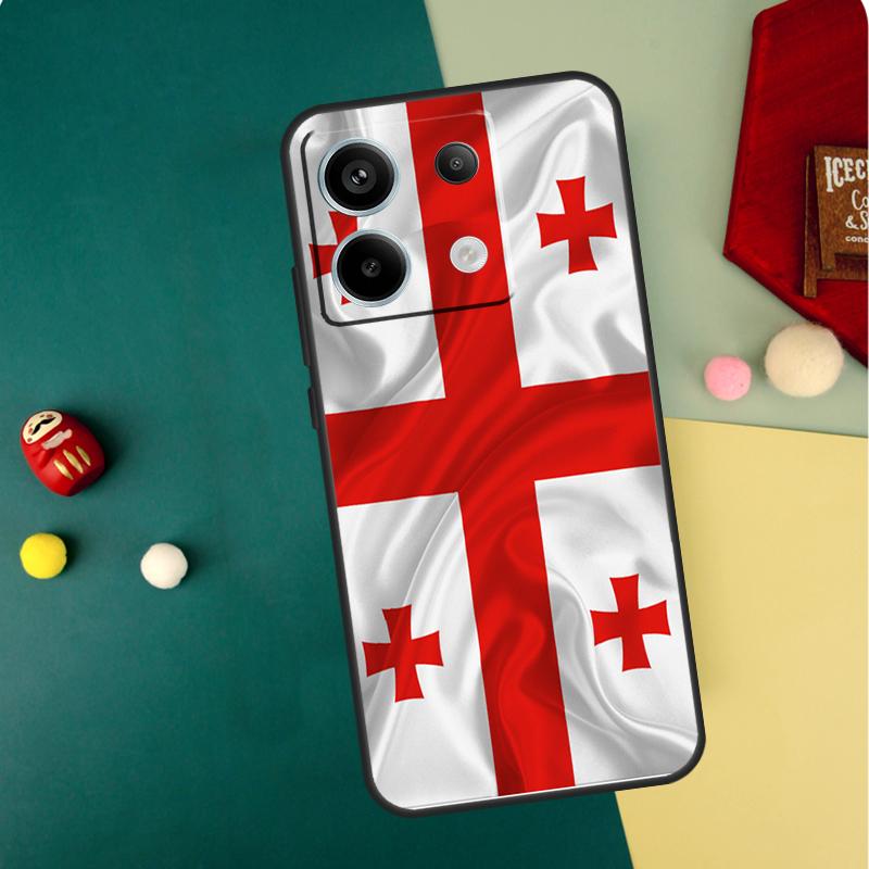 Чехол с флагом Грузии для Redmi Note 13 Pro Note 12 9 10 11 Pro 9S 10S 11S 12S Redmi 9C 10C 12C 13C