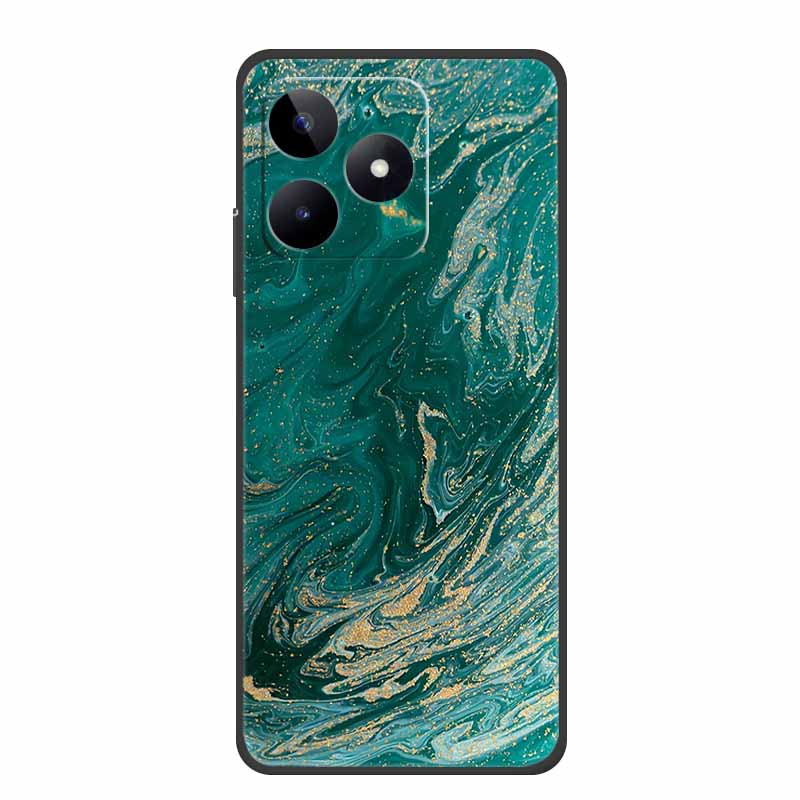 For Realme C53 Case Fashion TPU Silicone Soft Case for OPPO Realme C53 C 53 Realme N53 N 53 Original Protective New Cover Marble