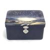 Rectangular Shape Tinplate Box Large Size Empty Box Treasure Chest Storage Box  Gift Giving