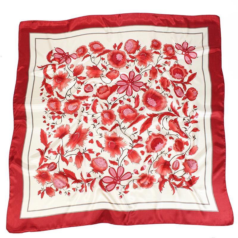 High-quality Luxurious Silk Scarves Headband Scarfs Neck Scarf For Women Chain Silk Scarf Women's Decorative Shawl