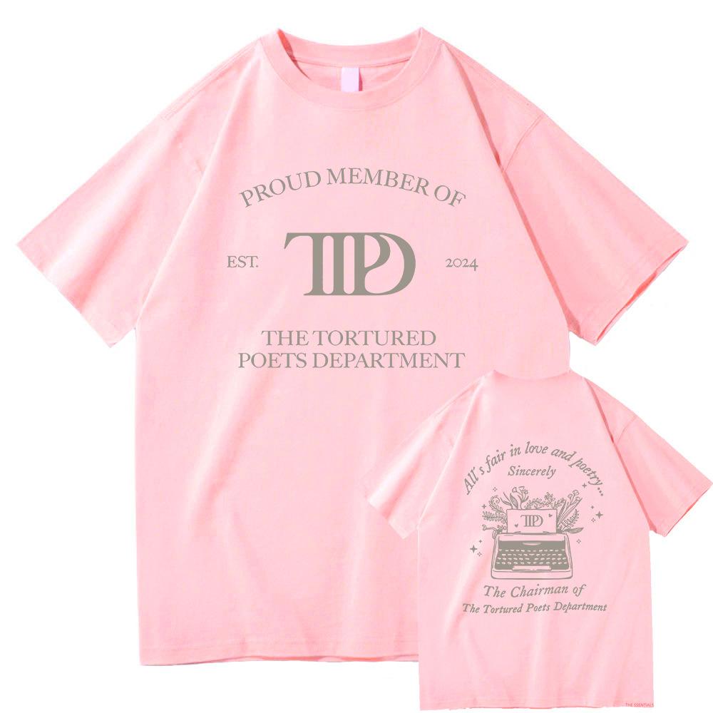 2024 Новый альбом The Tortured Poets Department Футболка Мужская Хар