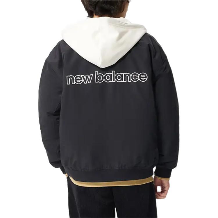 New Balance Мужская пуховая куртка черная AMJ23362-BK