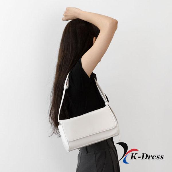 Leather Square Shoulder Bag (4 Colors)