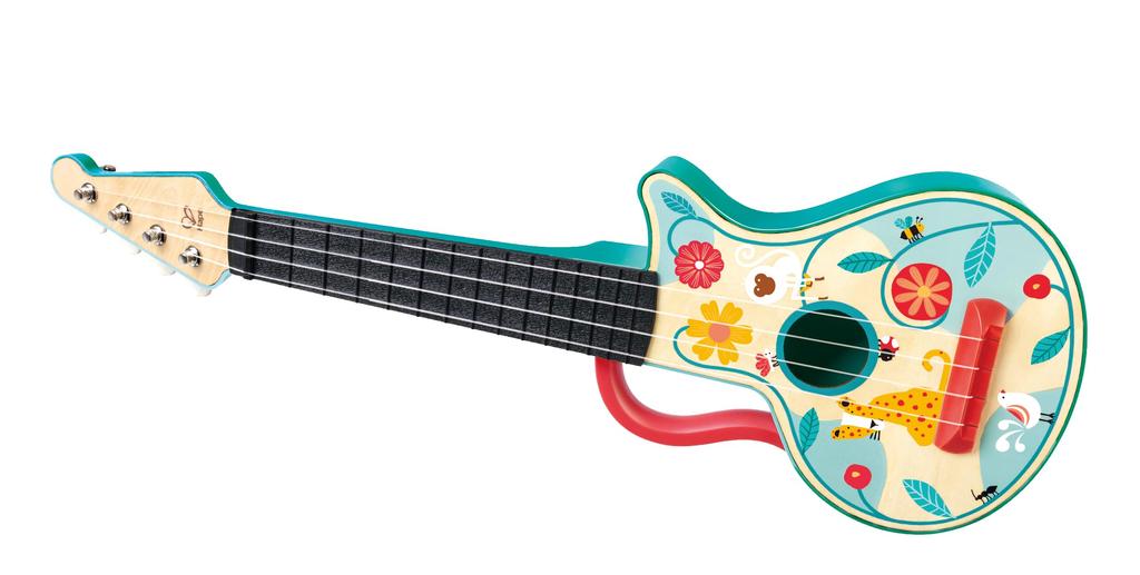 Hape Ukulele Set 50 xx Ages деревянная игрушка E0638 4-в-1 36,4 8,2 см 3+