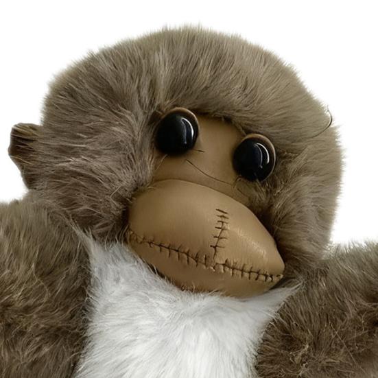 Кукла Обезьяна Плюшевая Игрушка Мягкая Уютная Трехмерная Счастливая Обезьяна с Длинными Руками