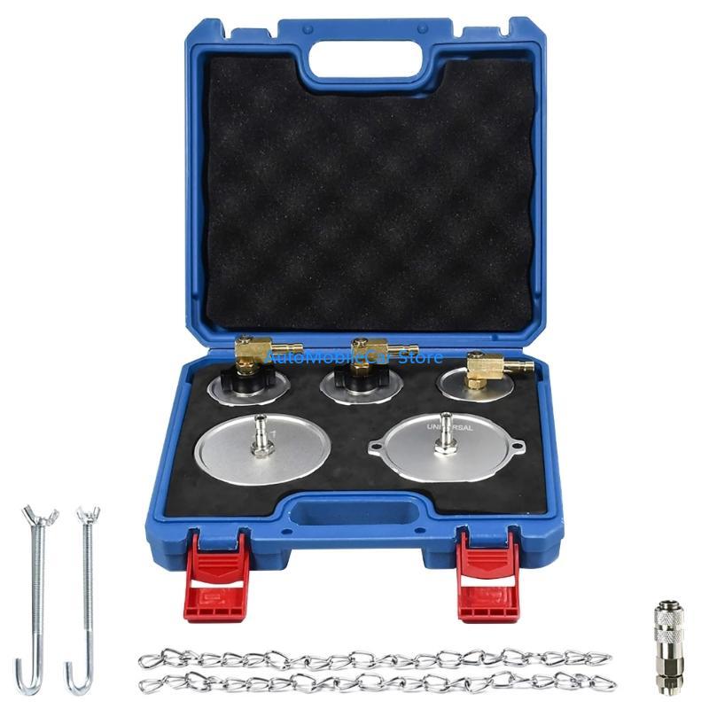 G8TE Finish Brake Fluid Bleeding Tool Set Rubber Closed Automotive Repair Accessories
