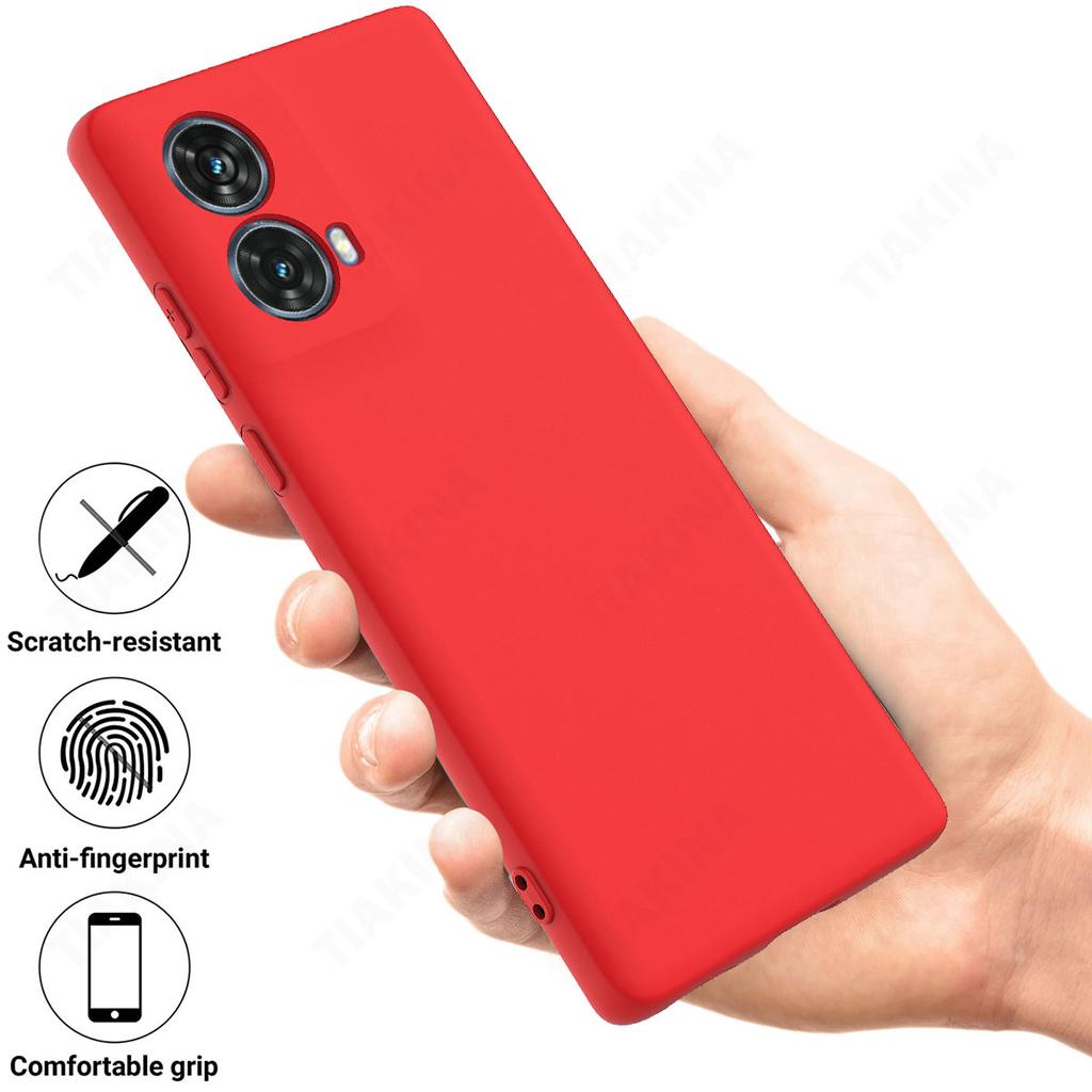 Real Liquid Silicone Phone Case for Motorola Moto G85 G04 G24 Power G34 G54 G84 G14 G13 G23 E13 G73 G53 Shockproof Soft Bumper Protection Cover