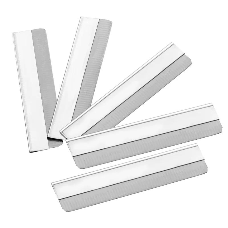 50/10Pcs Stainless Steel Replaceable Eyebrow Blades - Microblading Trimmer, Face Hair Remover Razor & Makeup Beauty Tools