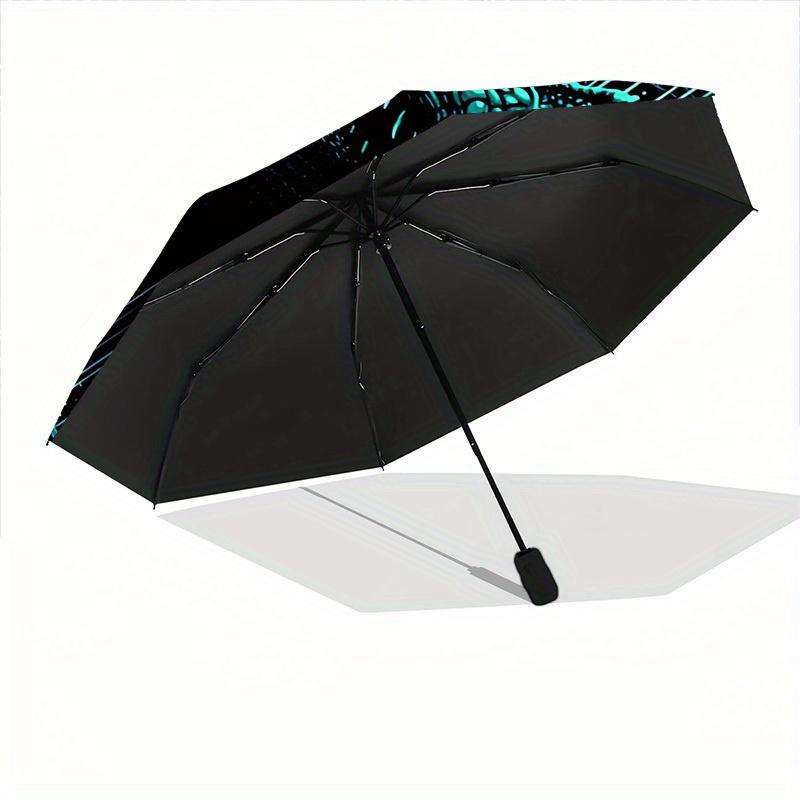 1pc Dinosaur Jurassic Windproof Automatic Cute Umbrella, Portable Folding design, Lightweight for Women/Men269