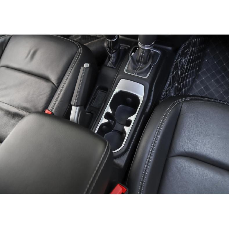 Автомобильный передний держатель для напитков, декоративная крышка, наклейка для Jeep Wrangler JL Gladiator JT 4XE 2018-2023, внутренние молдинги